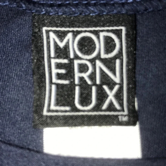 MODERNLUX lace-up short sleeve v-neck size M hi / low Air Fire Water black - Picture 4 of 9